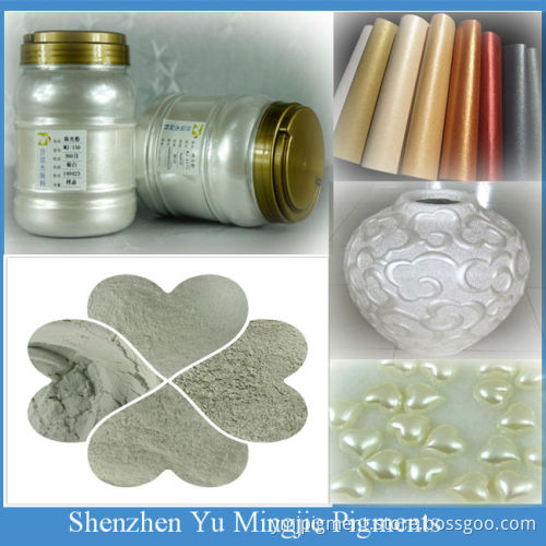 Silver White Pearl Pigment, Pearl Pigment for Leather and Plastics